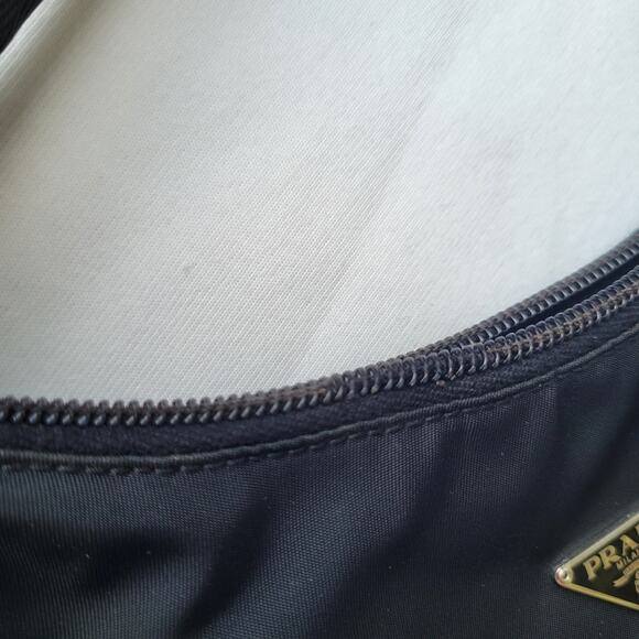 Prada Vintage Mini Black Nylon Original Hobo Bag - Picture 12 of 15